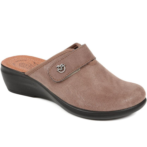 Ladies Wide Fit Mule Sandals - FLY27046 / 312 281