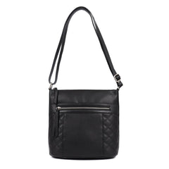 Zip-Fasten Leather Shoulder-Bag  - JEWN39001 / 325 228