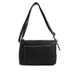 Leather Zip-Close Shoulder Bag  - JEWN39003 / 325 229