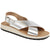 Metallic Cross Strap Sandals - FLY39011 / 324 758