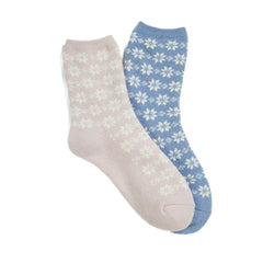 Flower Pattern Socks 2-Pair Pack - MAXWI40009 / 325 843